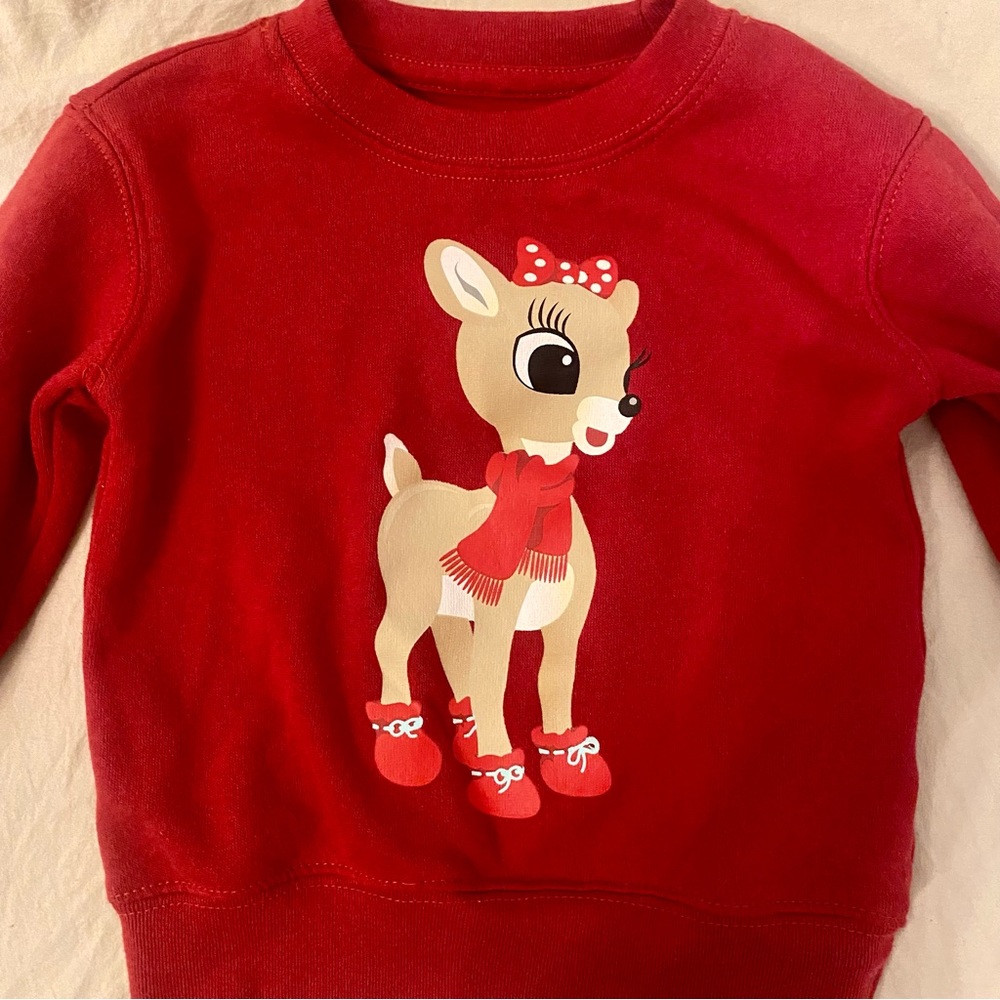 Rudolph Red Reindeer Christmas Sweater- 18 months